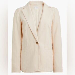 Women’s JCrew Beige Linen Blazer